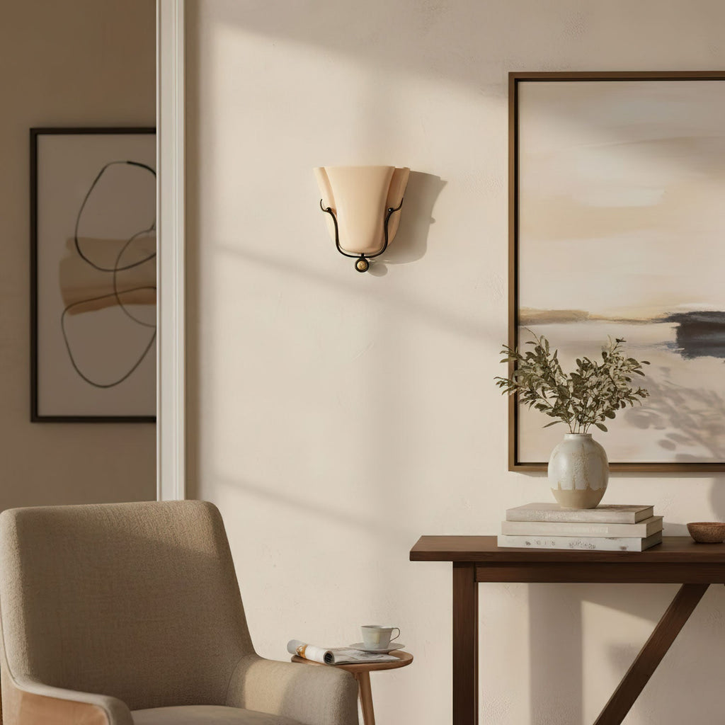 Solenne Shell Wall Sconce by Bling Lighting Studio