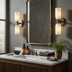 Solmira Twin Alabaster Wall Sconce by Bling Lighting Studio