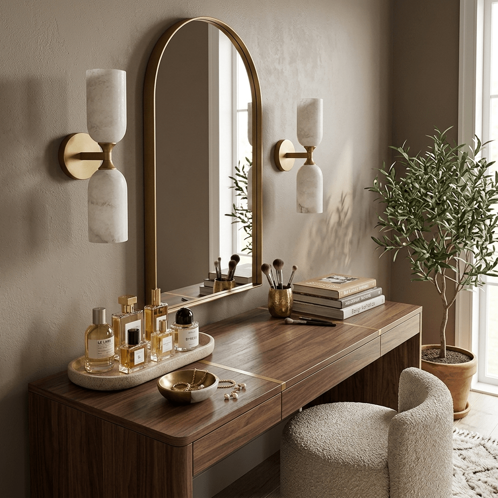Solmira Twin Alabaster Wall Sconce by Bling Lighting Studio