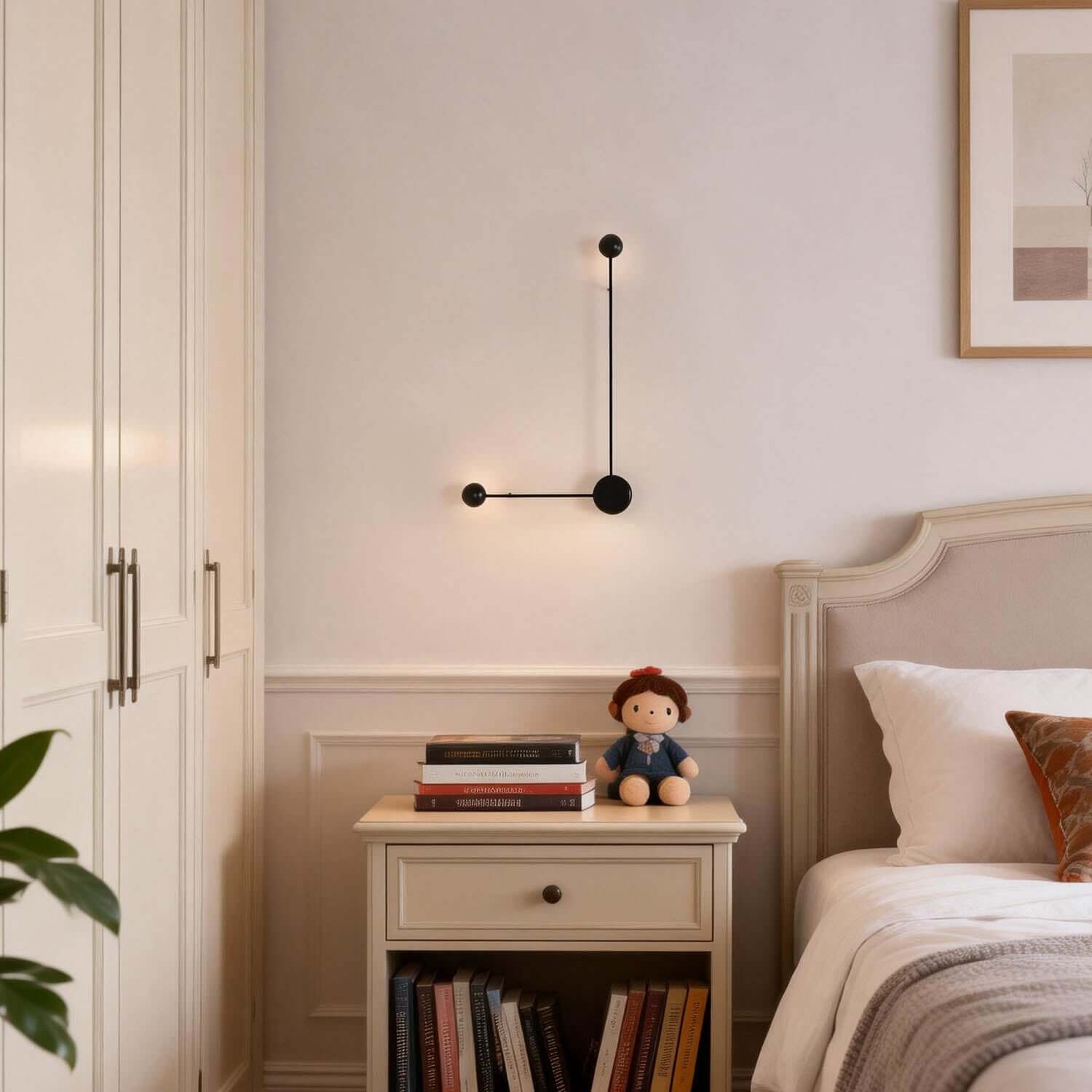 Sphere-on-Stem LED Wall Sconce by Bling Lighting Studio