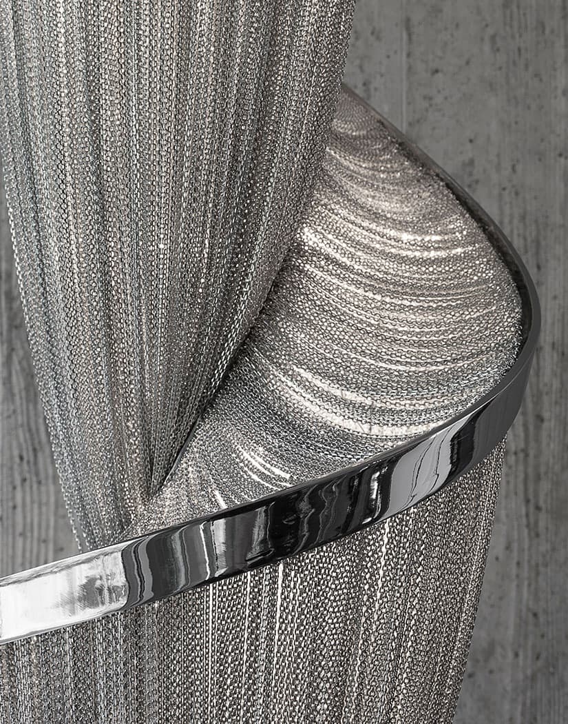 Spiral Elegance Chain Chandelier by Bling Lighting Studio