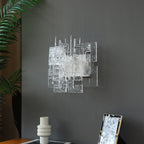 Stacked Murano Glass Wall Sconce by Bling Lighting Studio