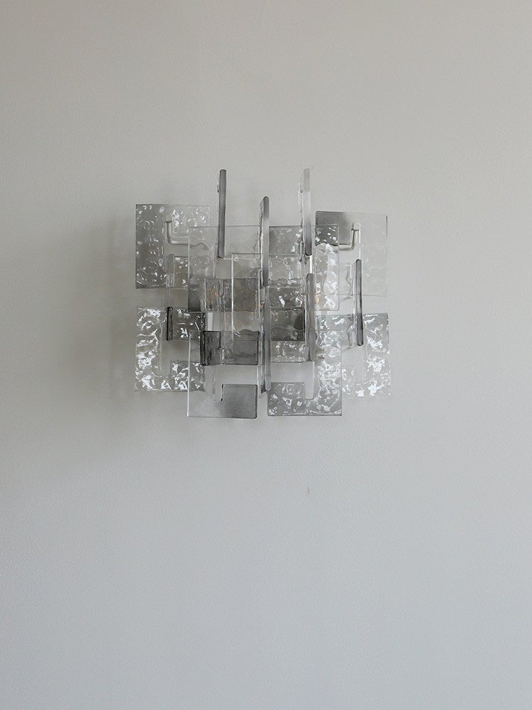 Stacked Murano Glass Wall Sconce by Bling Lighting Studio