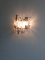 Stacked Murano Glass Wall Sconce by Bling Lighting Studio