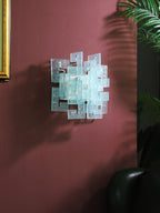 Stacked Murano Glass Wall Sconce by Bling Lighting Studio
