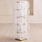 Stacked Glass Floor Lamp by Bling Lighting Studio