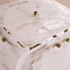 Stacked Glass Floor Lamp by Bling Lighting Studio
