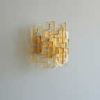 Stacked Murano Glass Wall Sconce by Bling Lighting Studio