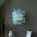 Stacked Murano Glass Wall Sconce by Bling Lighting Studio