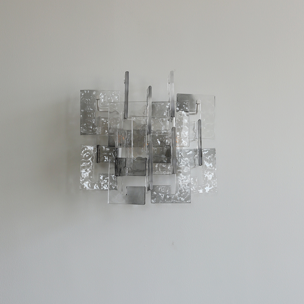 Stacked Murano Glass Wall Sconce by Bling Lighting Studio