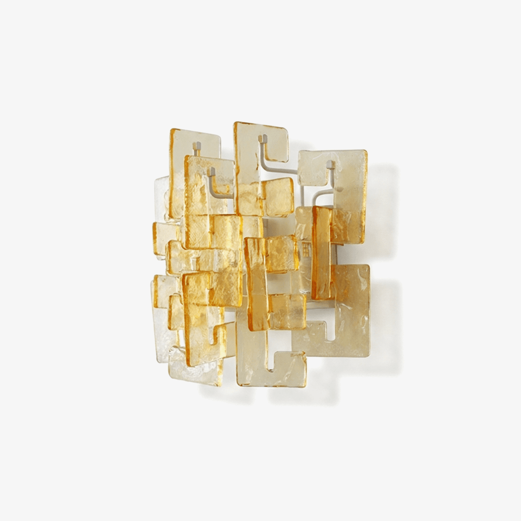 Stacked Murano Glass Wall Sconce by Bling Lighting Studio