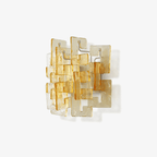 Stacked Murano Glass Wall Sconce by Bling Lighting Studio