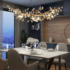 Branch Stone Crystal Dining Room Chandelier by Bling Lighting Studio