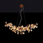 Branch Stone Crystal Dining Room Chandelier by Bling Lighting Studio