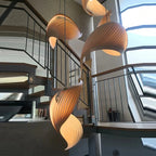 Storm Modern Pendant Chandelier for high ceiling staircase and foyer lighting