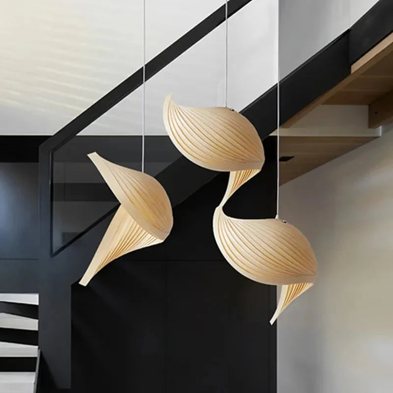 Storm Modern Pendant Chandelier for high ceiling staircase and foyer lighting