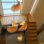 Storm Modern Pendant Chandelier for high ceiling staircase and foyer lighting