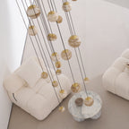 Sultana Alabaster Cluster Chandelier