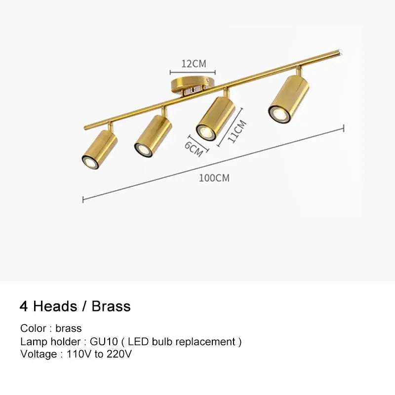 Surface Mounted Minimalist Modern Track Led Lighting - Bling Lighting Studio