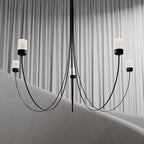 Suri Black Modern Chandelier - Bling Lighting Studio