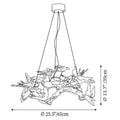Bird Branch Chandelier by Bling Lighting Studio