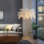 Talissa Feather Floor Lamp - Bling Lighting Studio