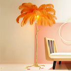Talissa Feather Floor Lamp - Bling Lighting Studio