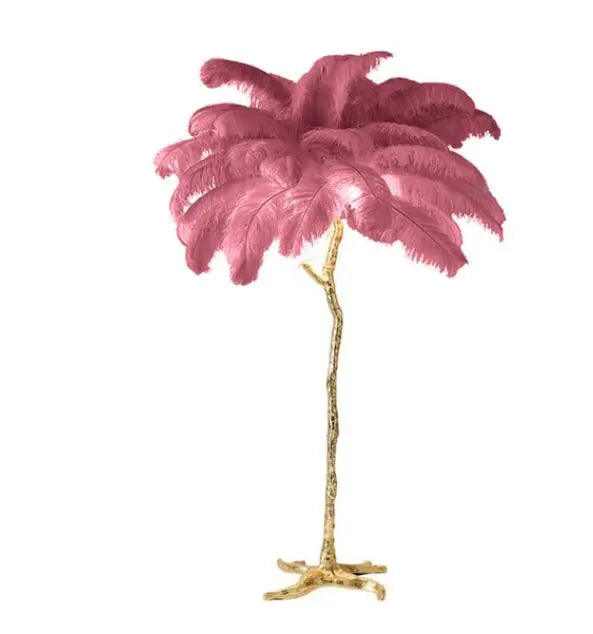 Talissa Feather Floor Lamp - Bling Lighting Studio