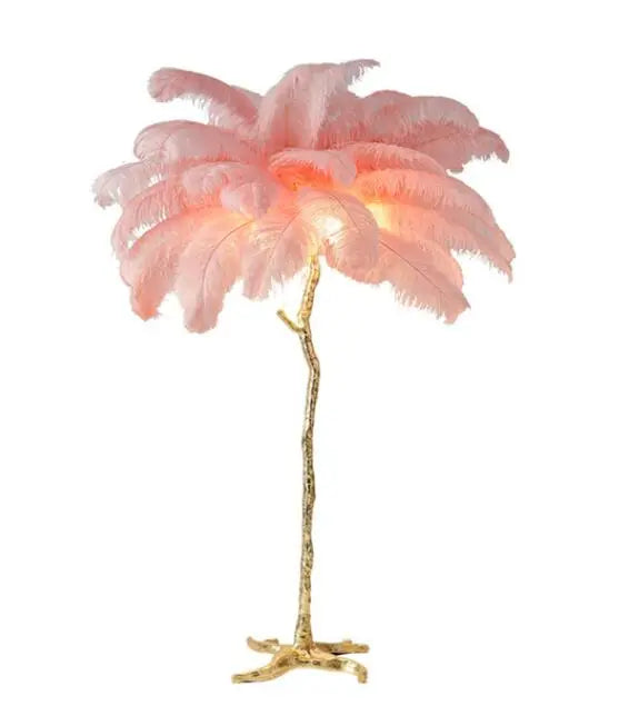 Talissa Feather Floor Lamp - Bling Lighting Studio