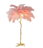 Talissa Feather Floor Lamp - Bling Lighting Studio