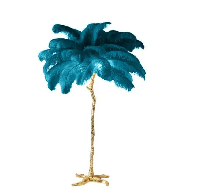 Talissa Feather Floor Lamp - Bling Lighting Studio