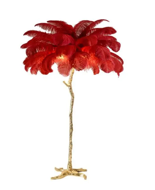 Talissa Feather Floor Lamp - Bling Lighting Studio