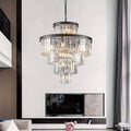 Taya Small Crystal Entryway Chandelier - Bling Lighting Studio
