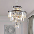 Taya Small Crystal Entryway Chandelier - Bling Lighting Studio