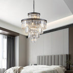 Taya Small Crystal Entryway Chandelier - Bling Lighting Studio