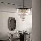 Taya Small Crystal Entryway Chandelier - Bling Lighting Studio