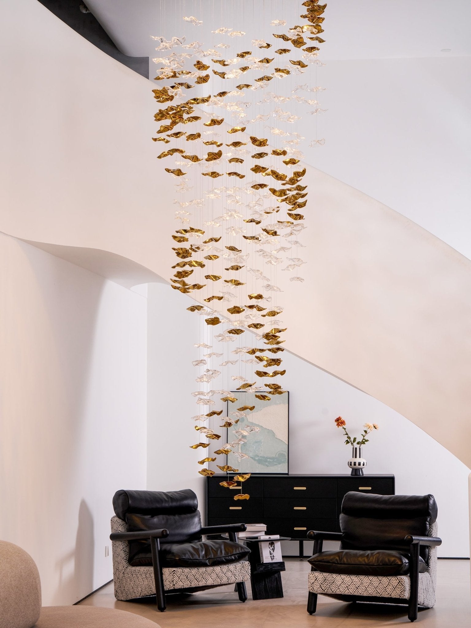 Tidal Art Glass Pendants Lamp