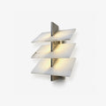 Tiered Alabaster Wall Sconce by Bling Lighting Studio