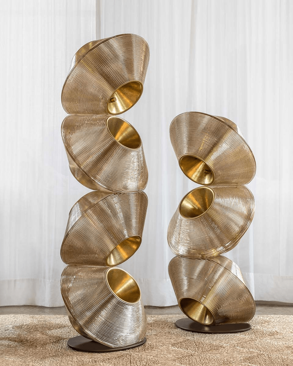Tol Floor Lamp by Bling Lighting Studio