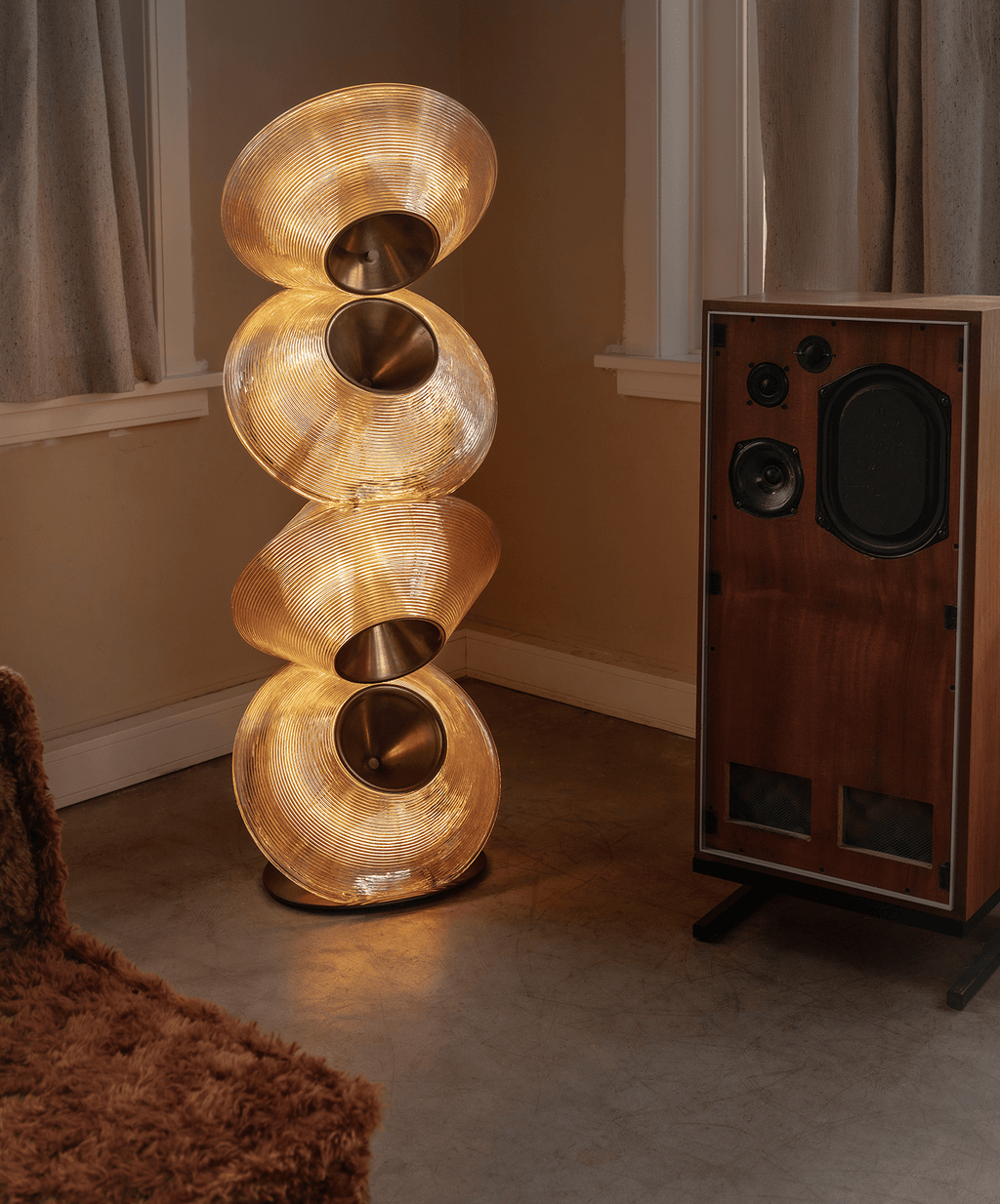 Tol Floor Lamp by Bling Lighting Studio