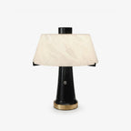 Trapezia Alabaster Desk Lamp by Bling Lighting Studio