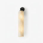 Tube Alabaster Wall Sconce by Bling Lighting Studio