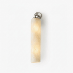Tube Alabaster Wall Sconce by Bling Lighting Studio