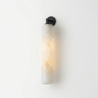 Tube Alabaster Wall Sconce by Bling Lighting Studio