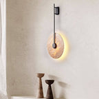 Veil Travertine Wall Lamp by Bling Lighting Studio
