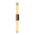Velin Alabaster Tube Wall Sconce by Bling Lighting Studio