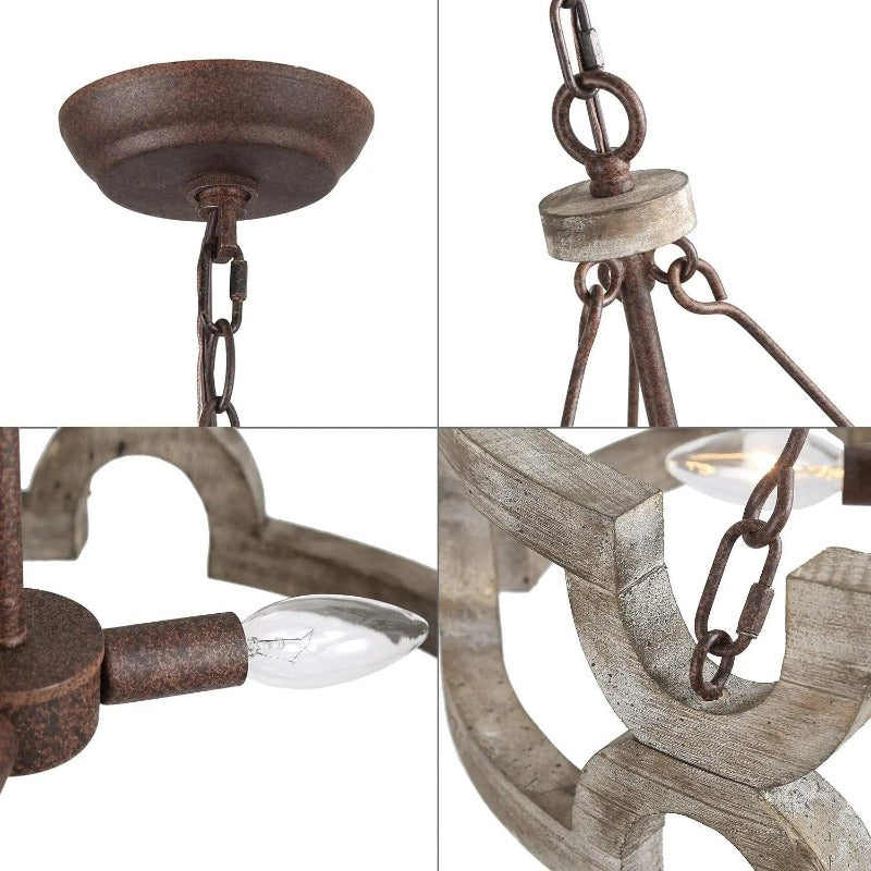 Vera Farmhouse Coastal Foyer Lighting for high ceiling staircase and foyer lighting