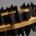 Verda Modern Circular Chandelier - Bling Lighting Studio