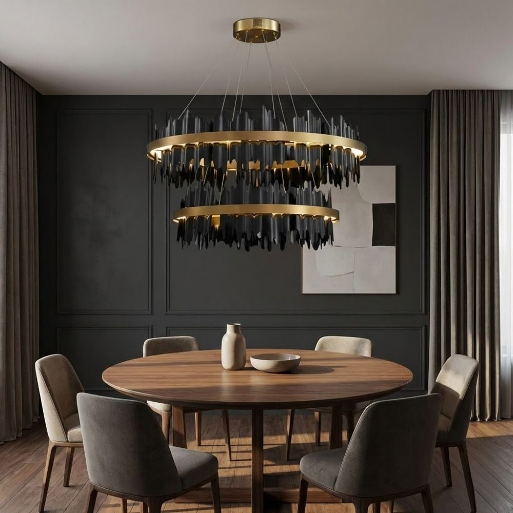 Verda Modern Circular Chandelier - Bling Lighting Studio