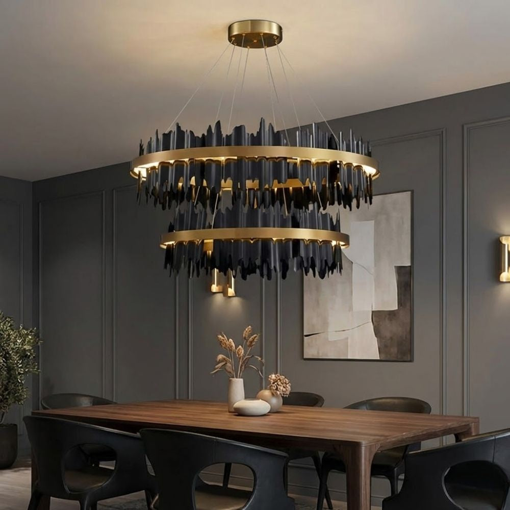 Verda Modern Circular Chandelier - Bling Lighting Studio